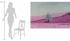 Öl Gemälde 'Pink Vastness' | Handgemaltes Unikat