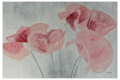 Öl Gemälde 'Poppies in the Haze' | Handgemaltes Unikat