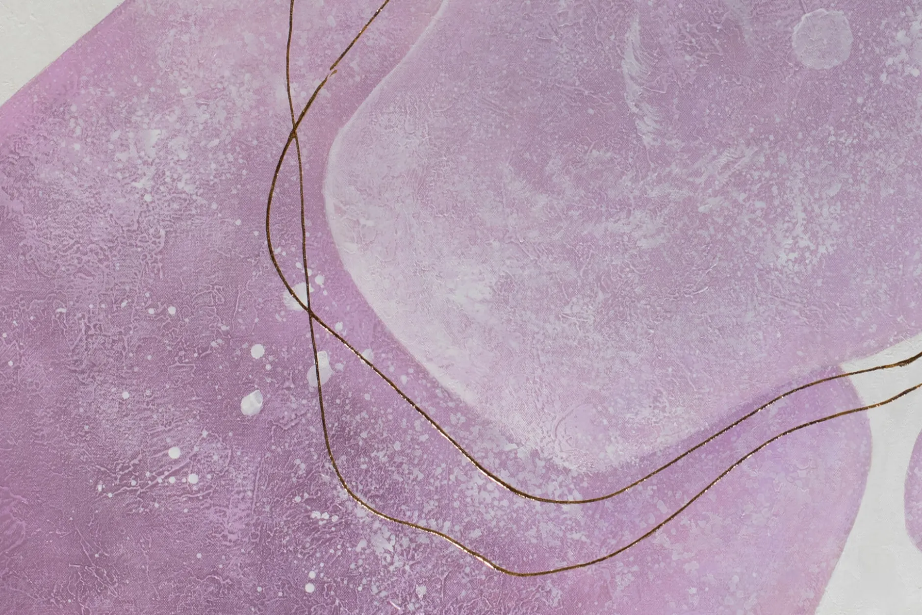 Öl Gemälde 'Purple Connection' | Handgemaltes Unikat