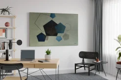 Öl Gemälde 'Realm of the Pentagons' | Handgemaltes Unikat
