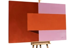 Öl Gemälde 'Red Contemplation' | Handgemaltes Unikat