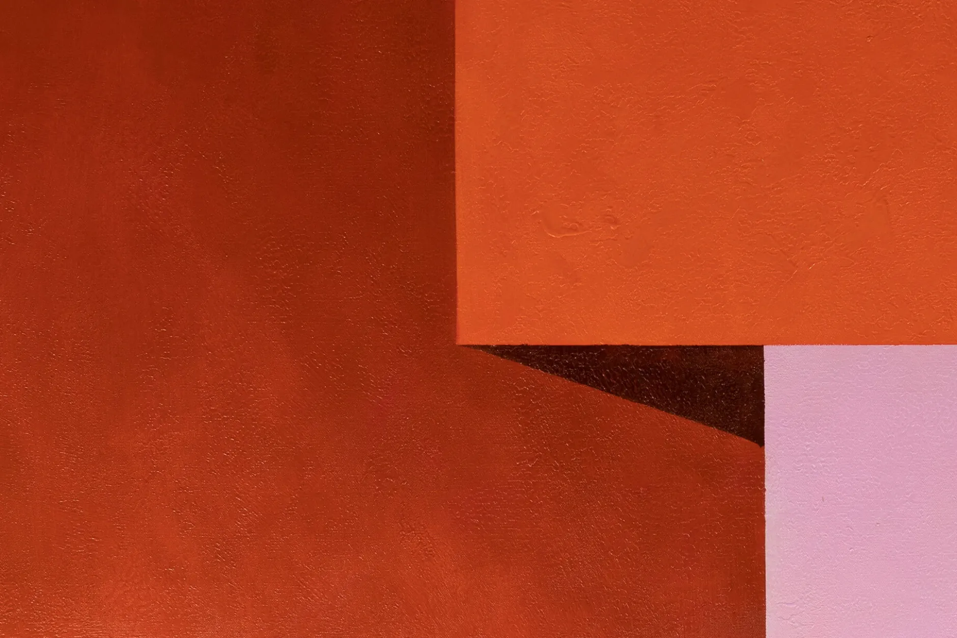Öl Gemälde 'Red Contemplation' | Handgemaltes Unikat