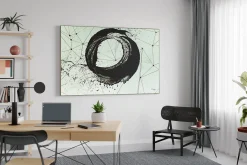 Öl Gemälde 'Resin Imprint' | Handgemaltes Unikat