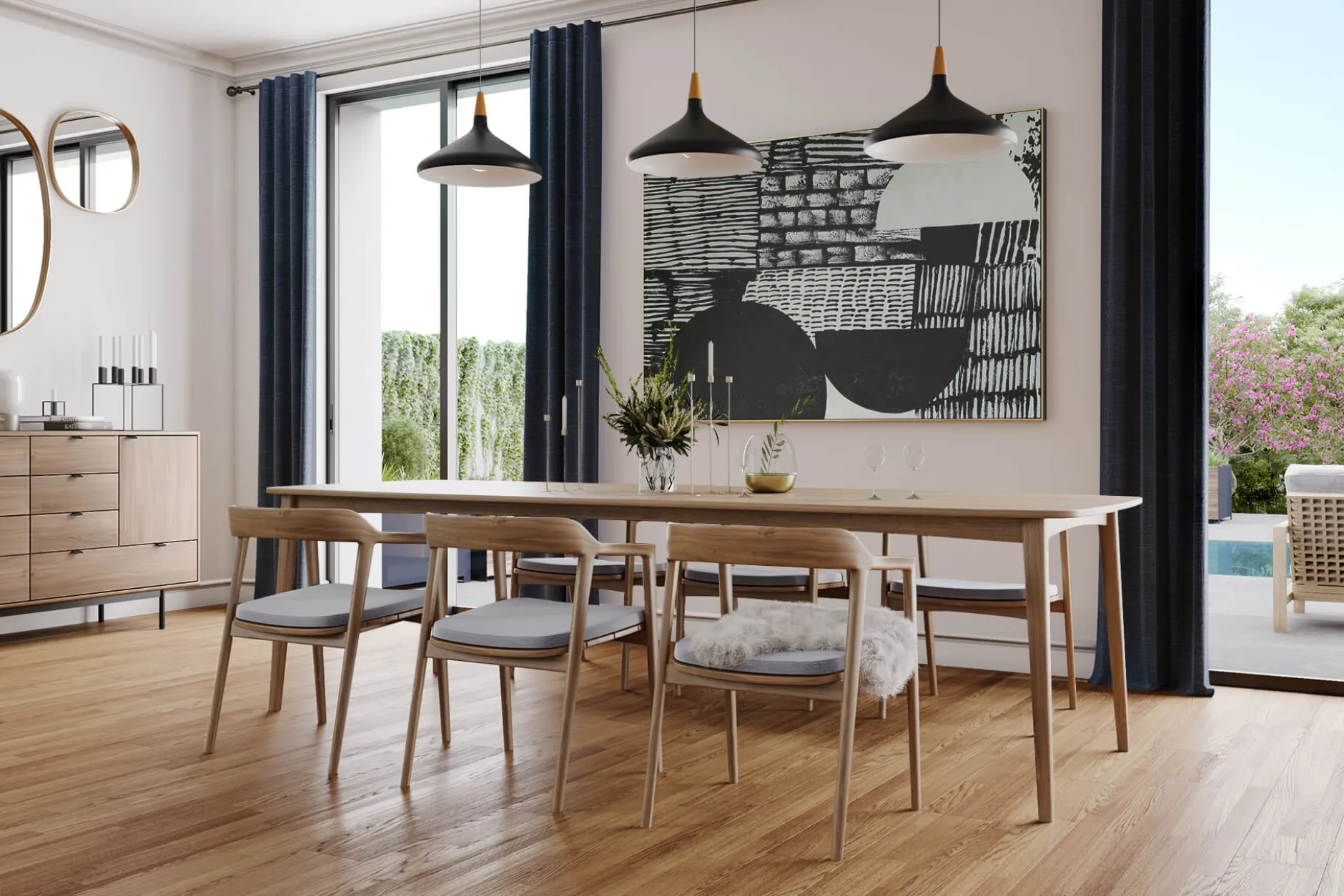 Öl Gemälde 'Room of Contrasts' | Handgemaltes Unikat