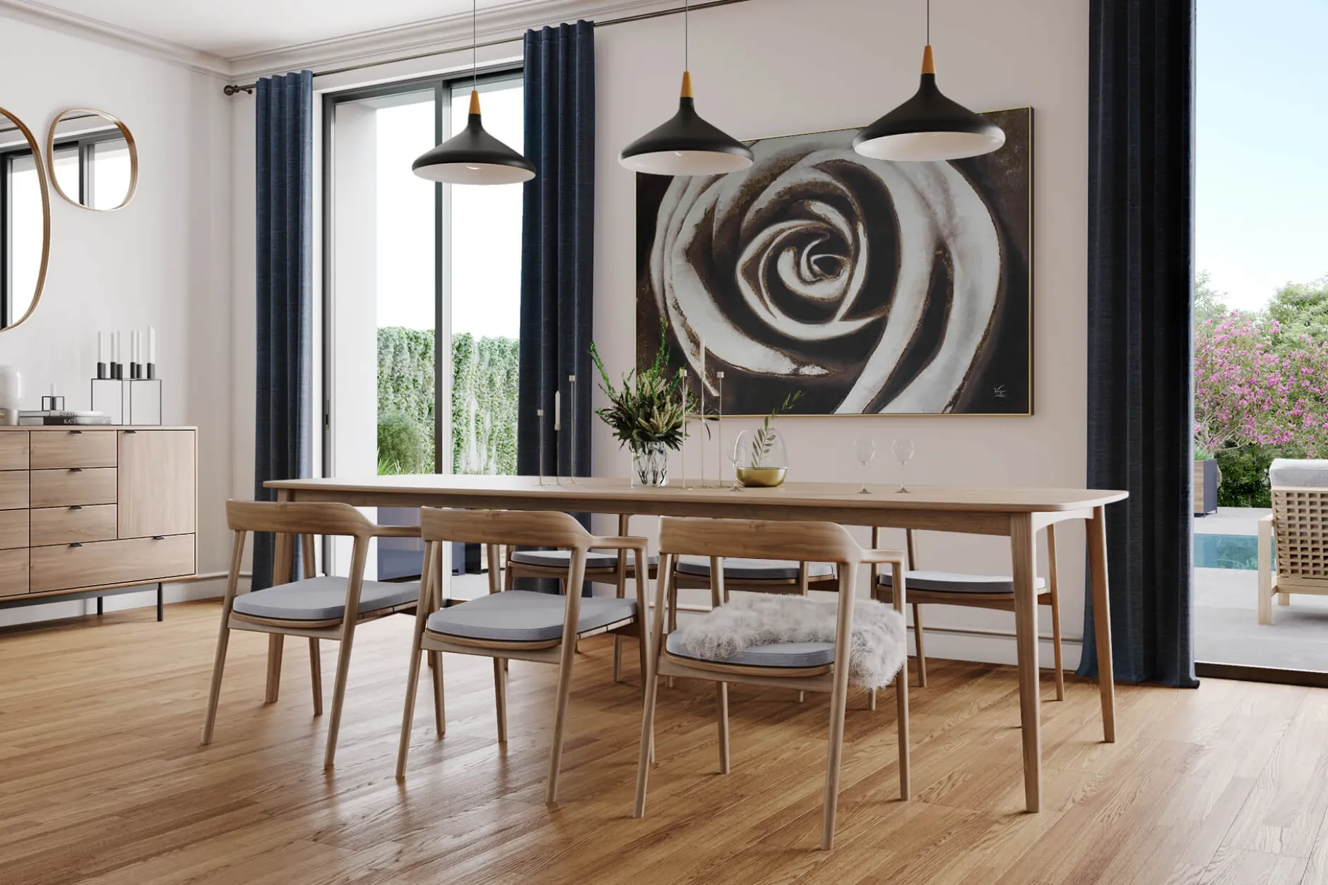 Öl Gemälde 'Rose of Romanticism' | Handgemaltes Unikat