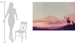 Öl Gemälde 'Rosy Dawn' | Handgemaltes Unikat