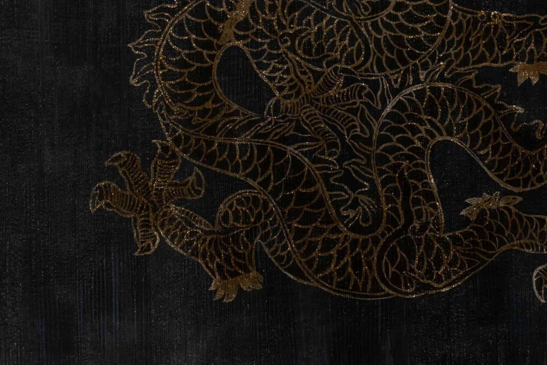 Öl Gemälde 'Royal Dragon' | Handgemaltes Unikat