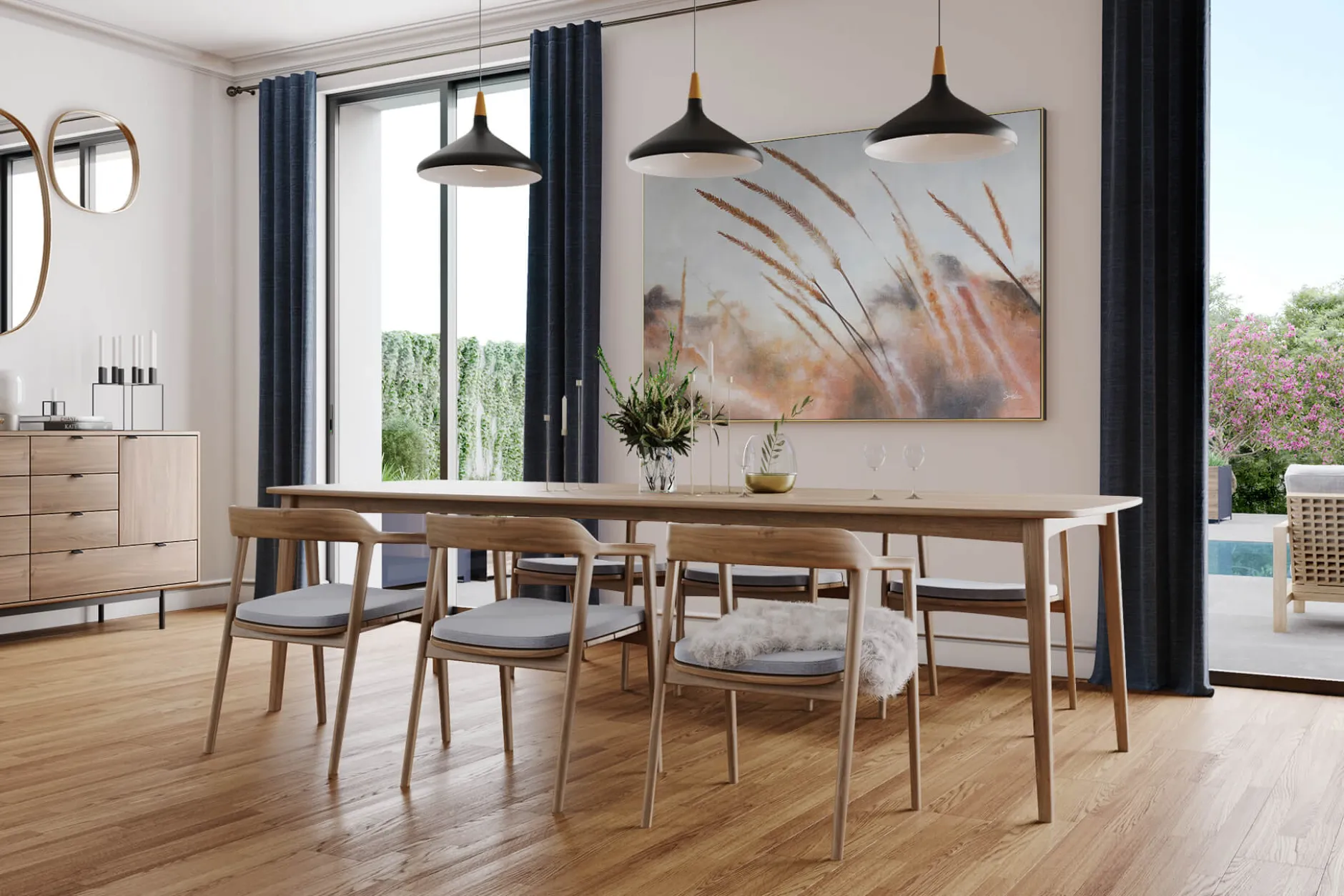 Öl Gemälde 'Rush of Herbs' | Handgemaltes Unikat