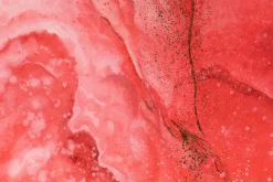 Öl Gemälde 'Scarlet Snow' | Handgemaltes Unikat