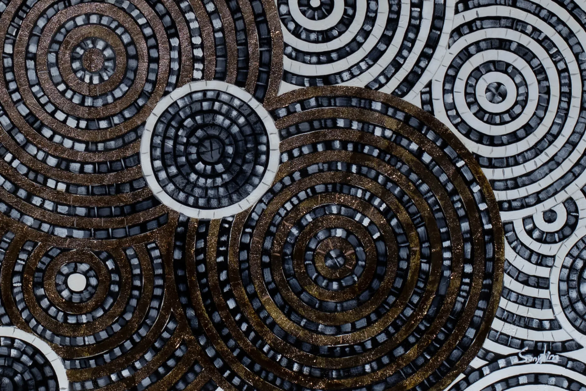 Öl Gemälde 'Schimmernde Illusion' | Handgemaltes Unikat