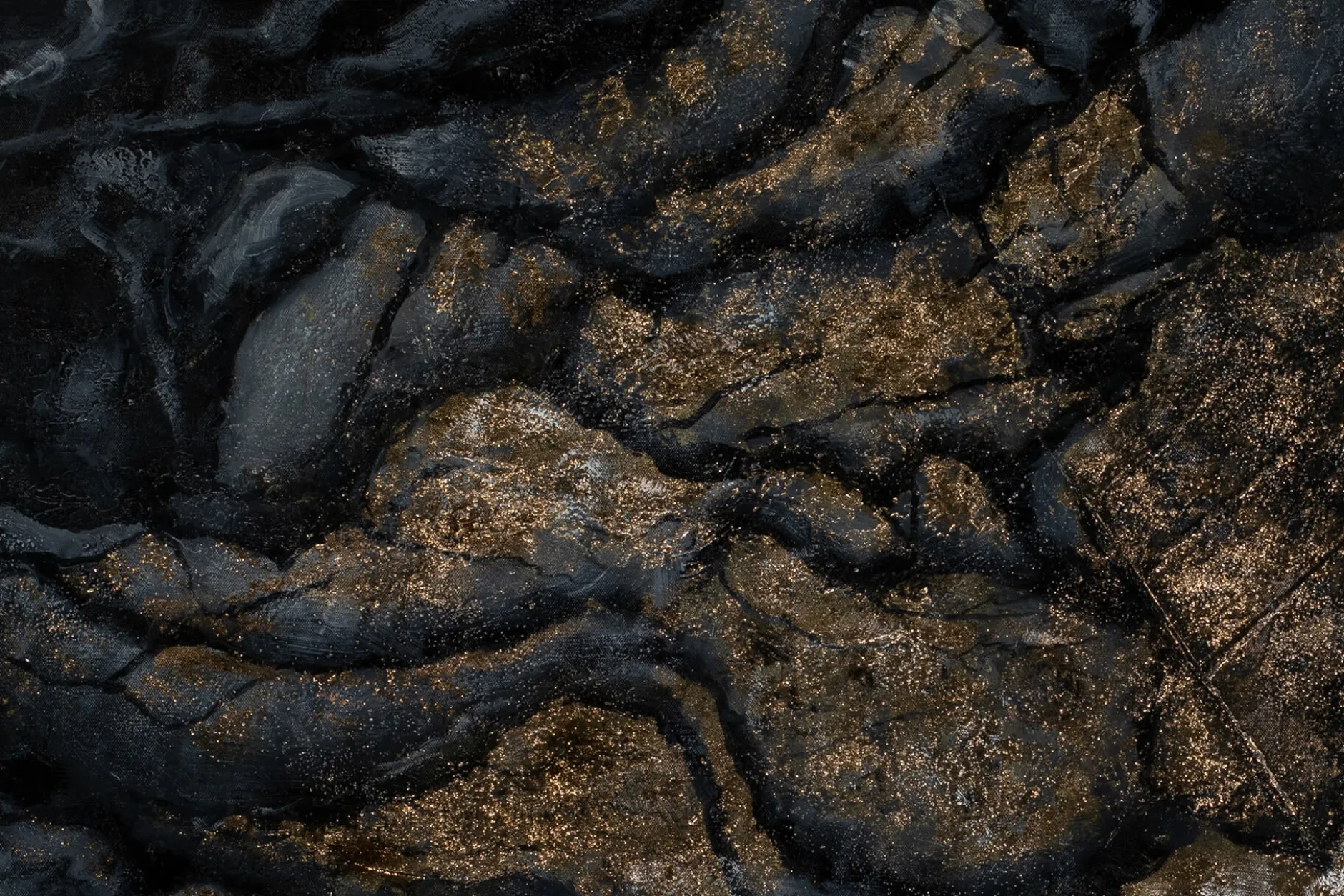 Öl Gemälde 'Secret Rock Cave' | Handgemaltes Unikat