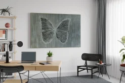 Öl Gemälde 'Shiny Butterfly' | Handgemaltes Unikat