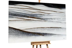 Öl Gemälde 'Silver Connections' | Handgemaltes Unikat