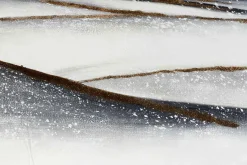 Öl Gemälde 'Silver Connections' | Handgemaltes Unikat
