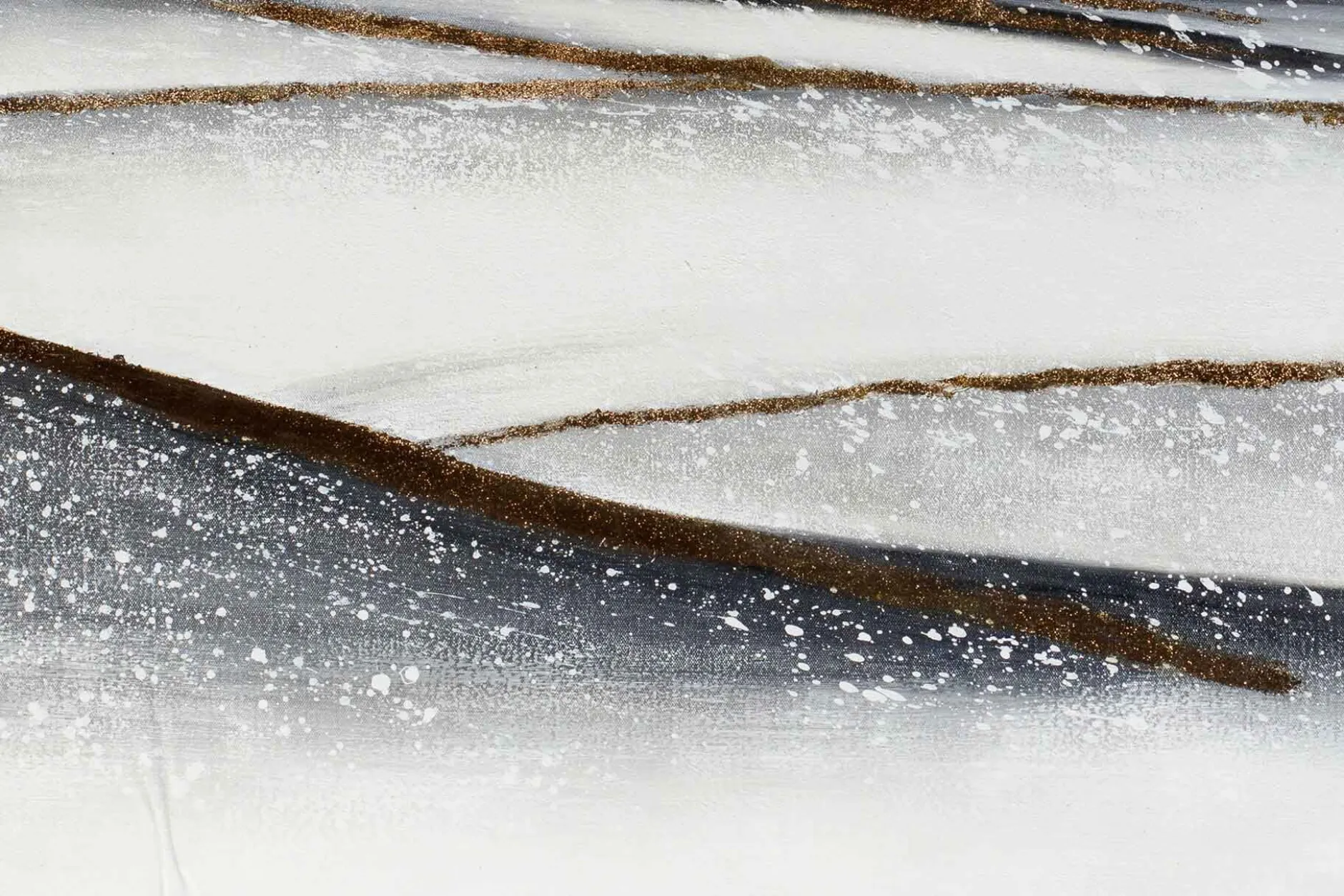 Öl Gemälde 'Silver Connections' | Handgemaltes Unikat