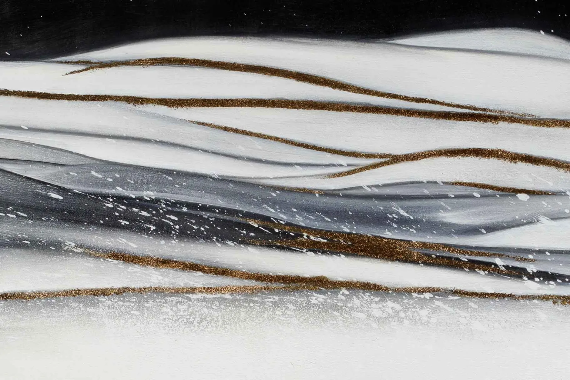 Öl Gemälde 'Silver Connections' | Handgemaltes Unikat
