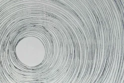 Öl Gemälde 'Silver Infinity' | Handgemaltes Unikat