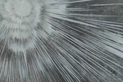 Öl Gemälde 'Silver Sun' | Handgemaltes Unikat