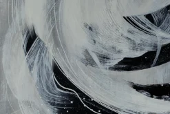 Öl Gemälde 'Snow Vortex' | Handgemaltes Unikat
