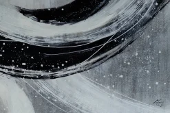 Öl Gemälde 'Snow Vortex' | Handgemaltes Unikat