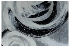 Öl Gemälde 'Snow Vortex' | Handgemaltes Unikat