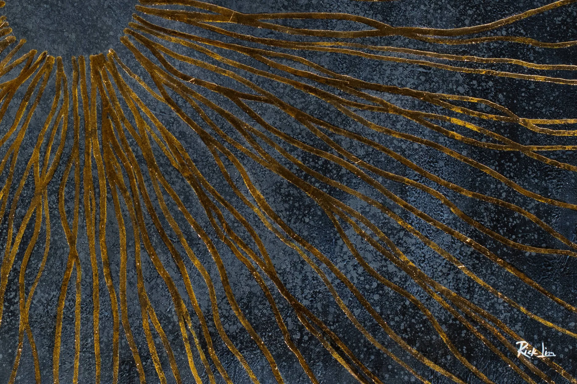 Öl Gemälde 'Solar Plexus' | Handgemaltes Unikat
