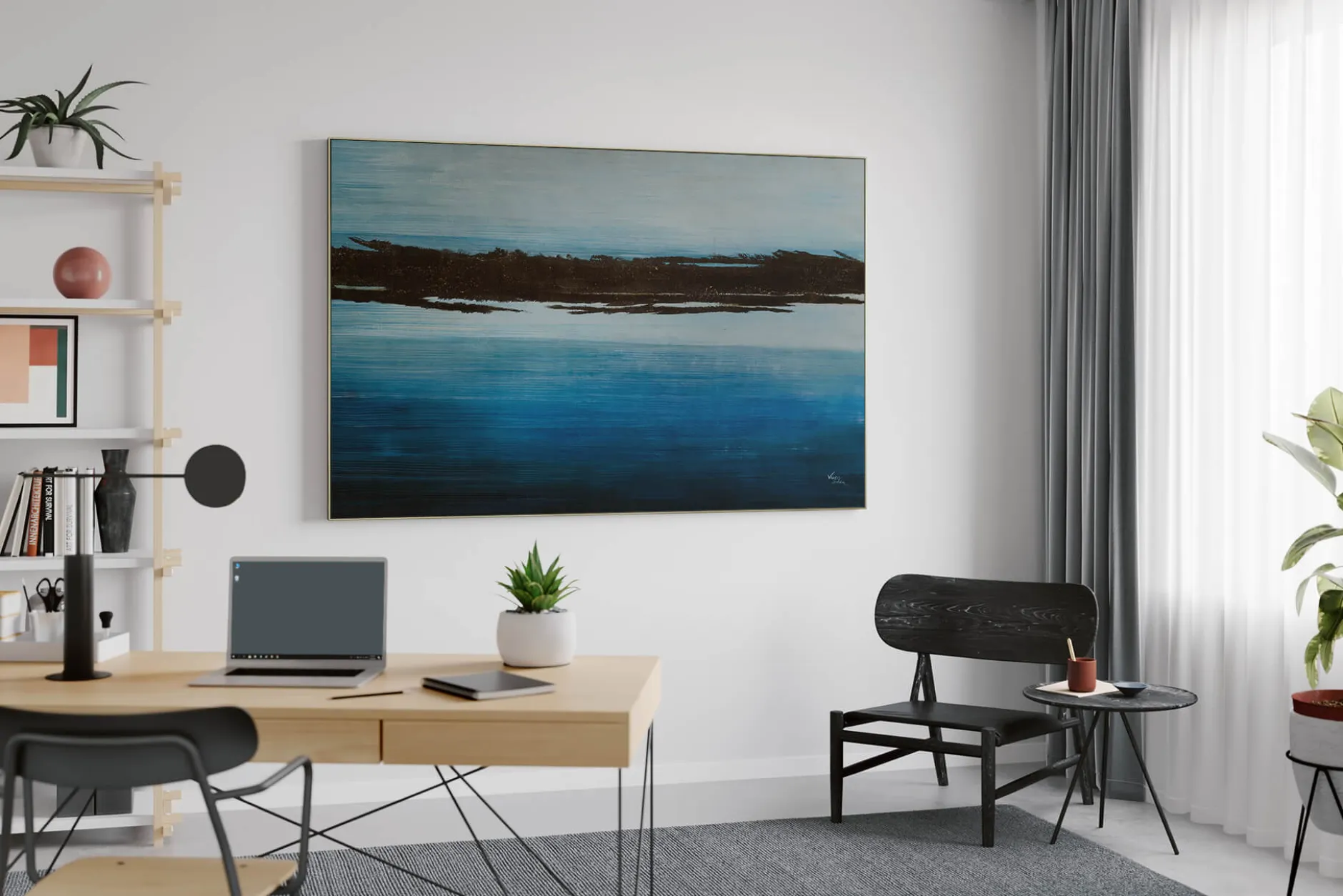Öl Gemälde 'Somewhere in the Deep' | Handgemaltes Unikat