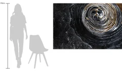 Öl Gemälde 'Spiral Galaxy' | Handgemaltes Unikat