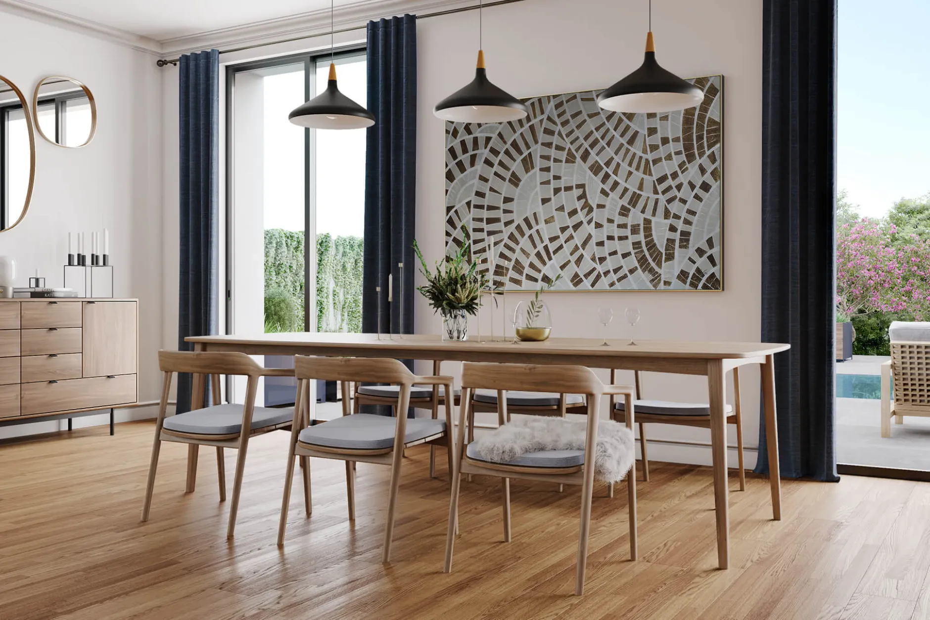 Öl Gemälde 'Splendid Pattern' | Handgemaltes Unikat