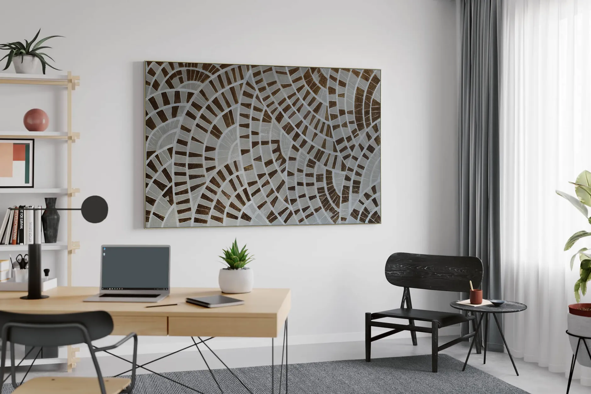 Öl Gemälde 'Splendid Pattern' | Handgemaltes Unikat