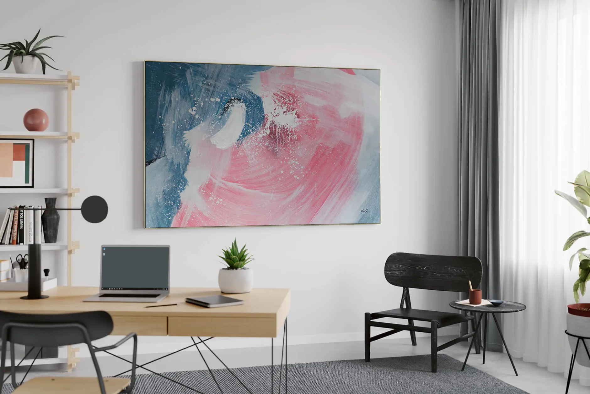Öl Gemälde 'Spring Abstraction' | Handgemaltes Unikat