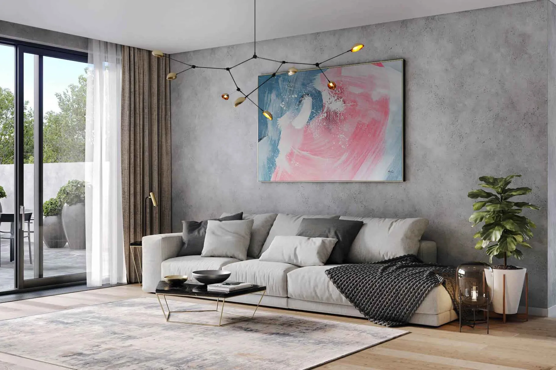 Öl Gemälde 'Spring Abstraction' | Handgemaltes Unikat