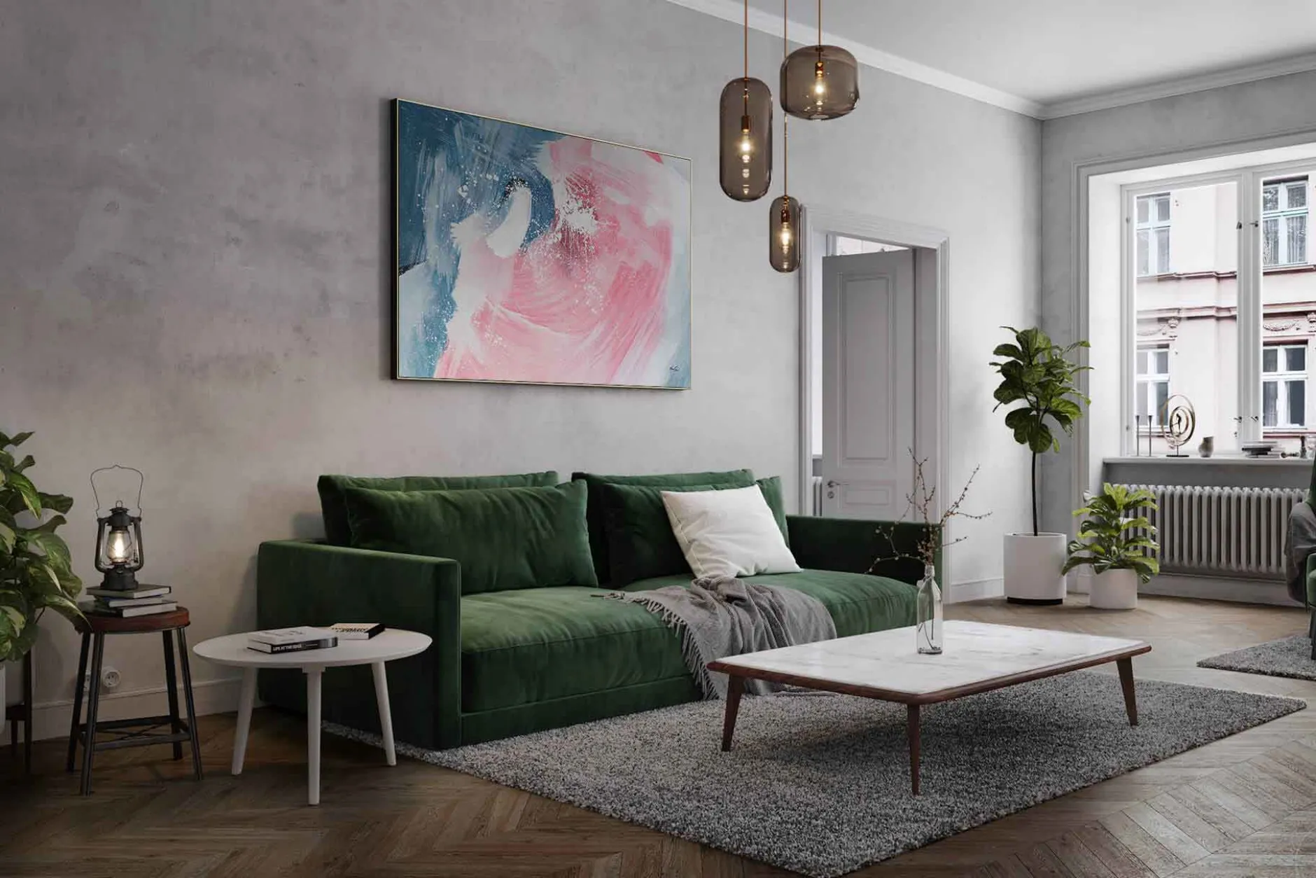 Öl Gemälde 'Spring Abstraction' | Handgemaltes Unikat