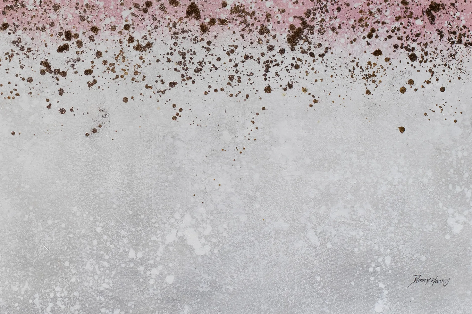 Öl Gemälde 'Strawberry Quartz' | Handgemaltes Unikat