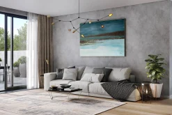 Öl Gemälde 'Sunray upon the Ocean' | Handgemaltes Unikat