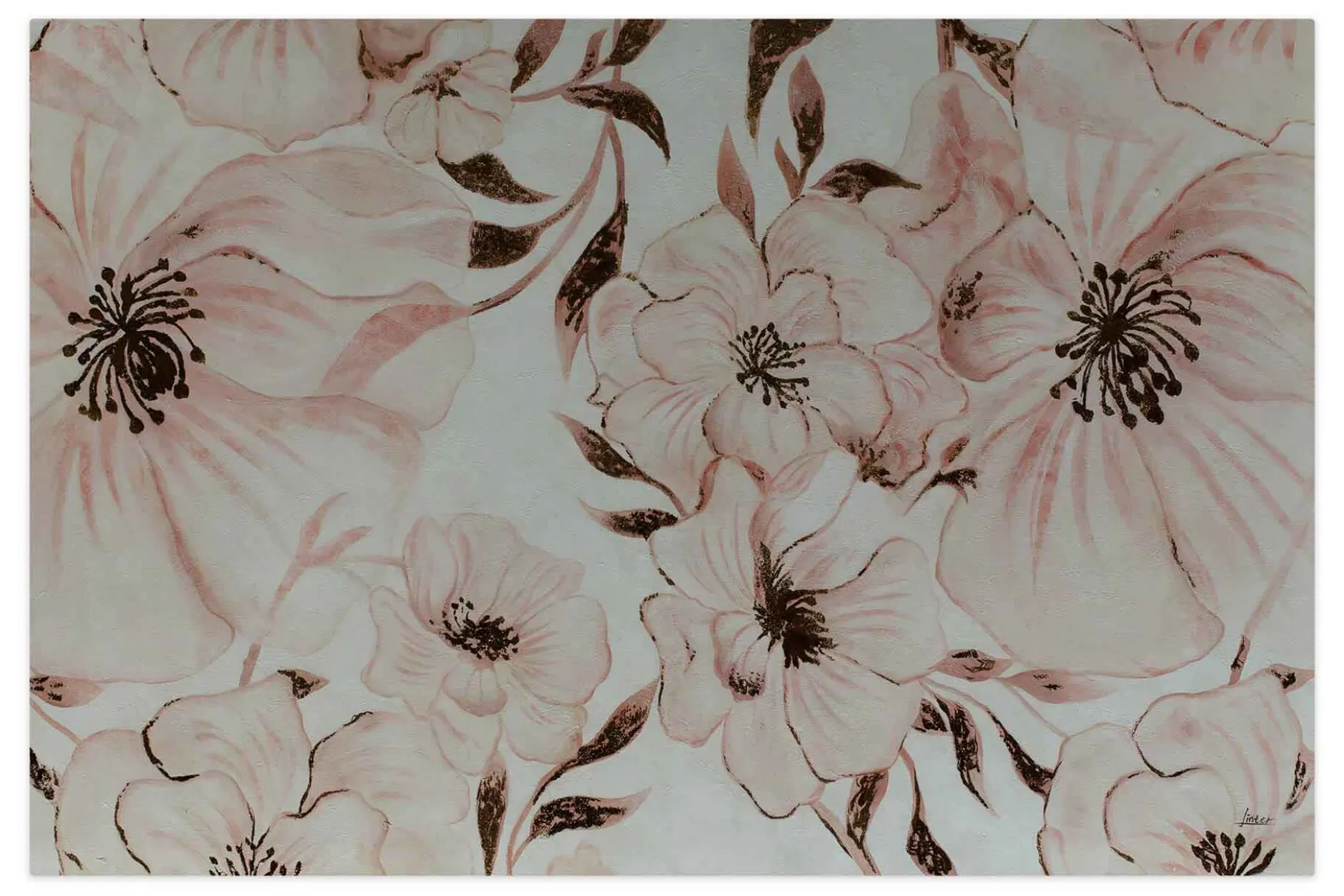 Öl Gemälde 'Tenderness of Flowers' | Handgemaltes Unikat