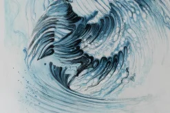 Öl Gemälde 'The Abyss of the Ocean' | Handgemaltes Unikat