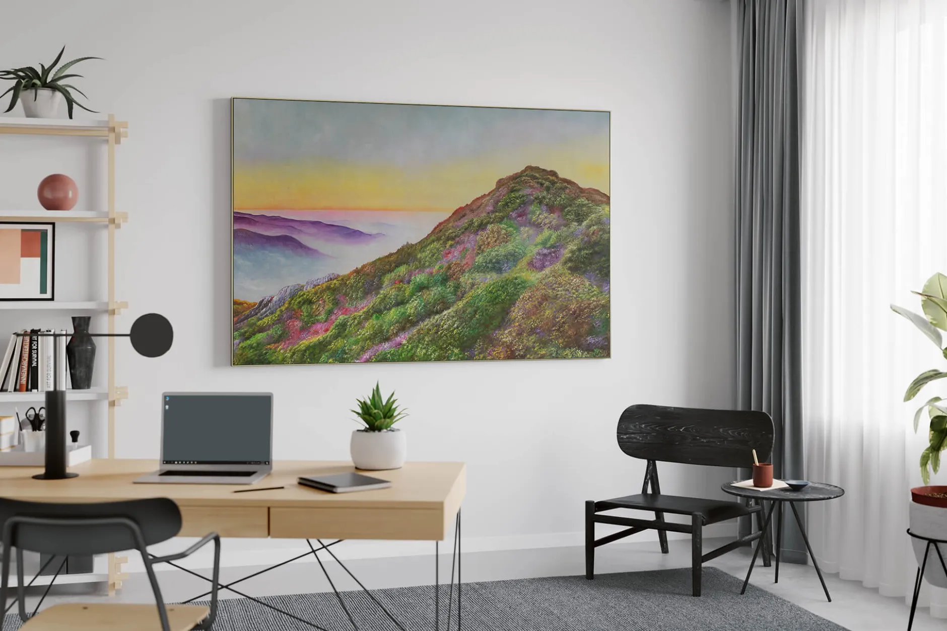 Öl Gemälde 'The Enchanted Mountain' | Handgemaltes Unikat