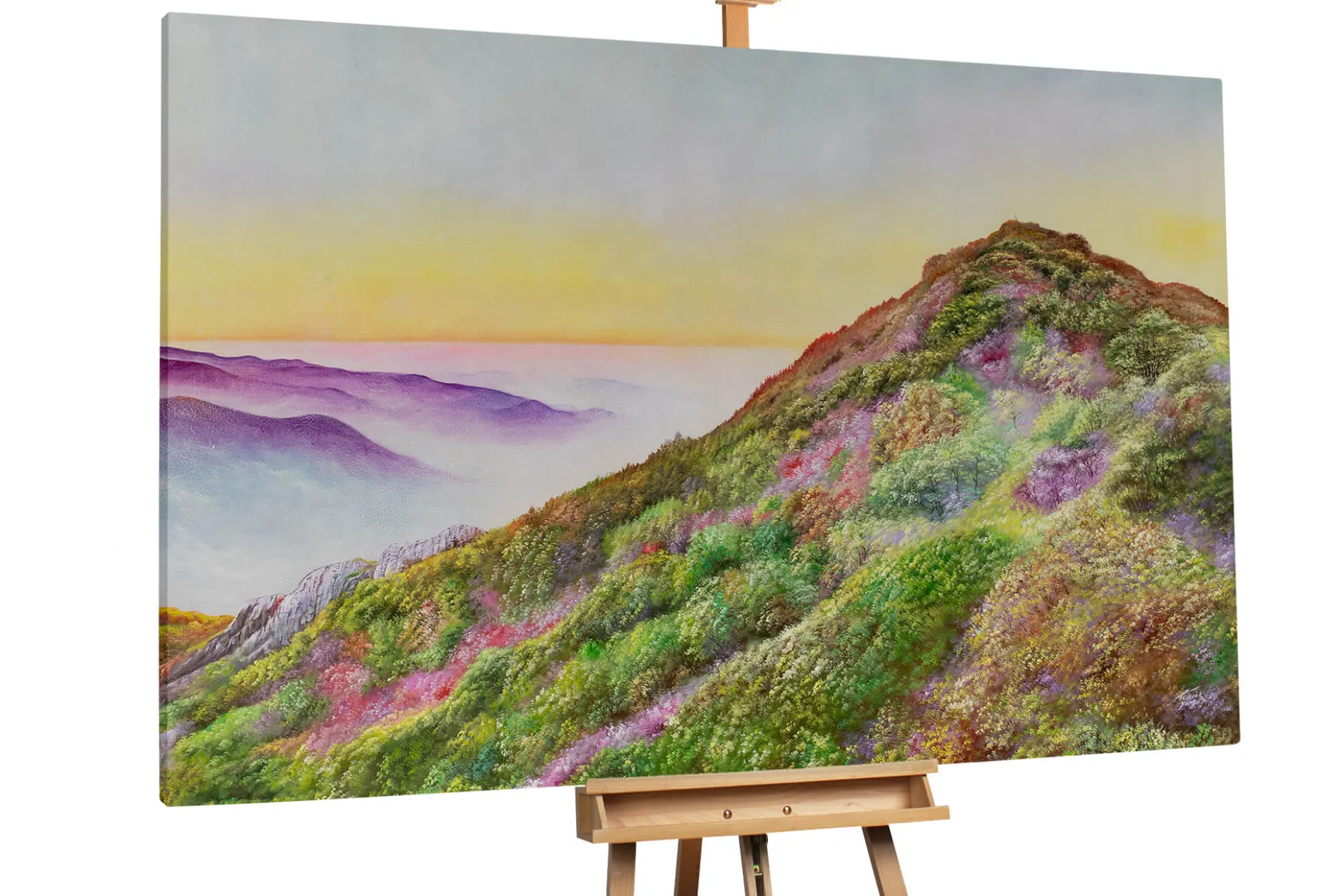 Öl Gemälde 'The Enchanted Mountain' | Handgemaltes Unikat