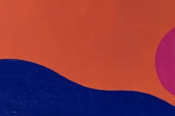 Öl Gemälde 'The Sunset on the Lake' | Handgemaltes Unikat