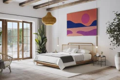 Öl Gemälde 'The Sunset on the Lake' | Handgemaltes Unikat