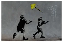 Öl Gemälde 'The Yellow Kite' | Handgemaltes Unikat