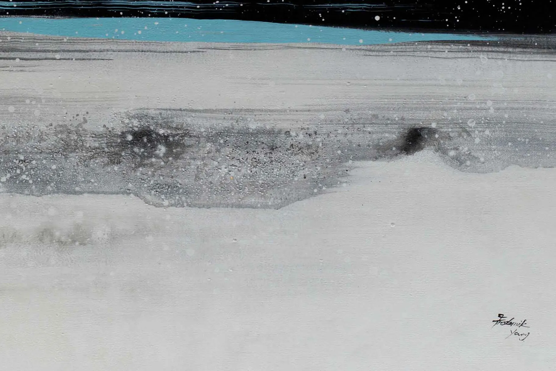 Öl Gemälde 'Thoughts in abstraction' | Handgemaltes Unikat
