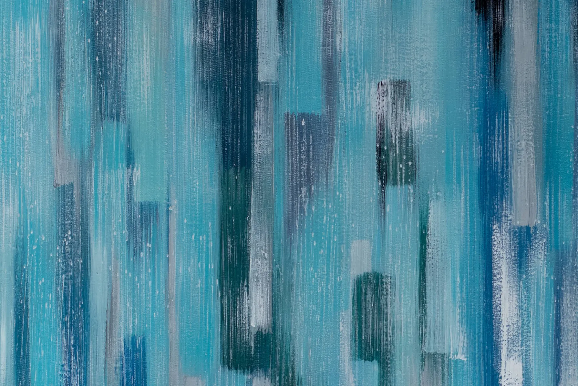 Öl Gemälde 'Through the Rain' | Handgemaltes Unikat