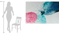 Öl Gemälde 'Touch of Aquarelle' | Handgemaltes Unikat