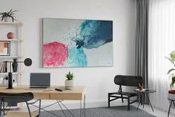 Öl Gemälde 'Touch of Aquarelle' | Handgemaltes Unikat