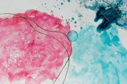 Öl Gemälde 'Touch of Aquarelle' | Handgemaltes Unikat