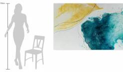 Öl Gemälde 'Touch of Aquarelles' | Handgemaltes Unikat