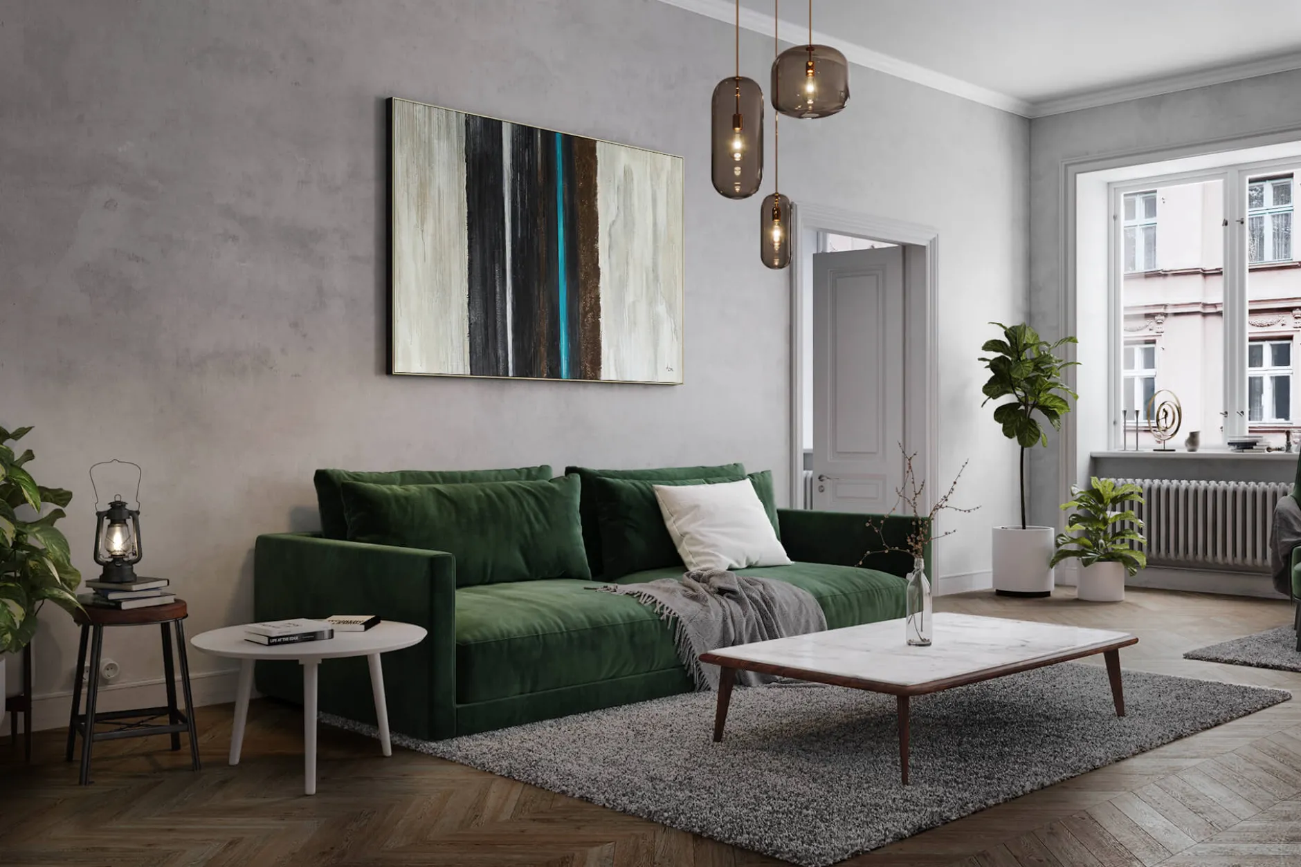 Öl Gemälde 'Transcendent Lustre' | Handgemaltes Unikat