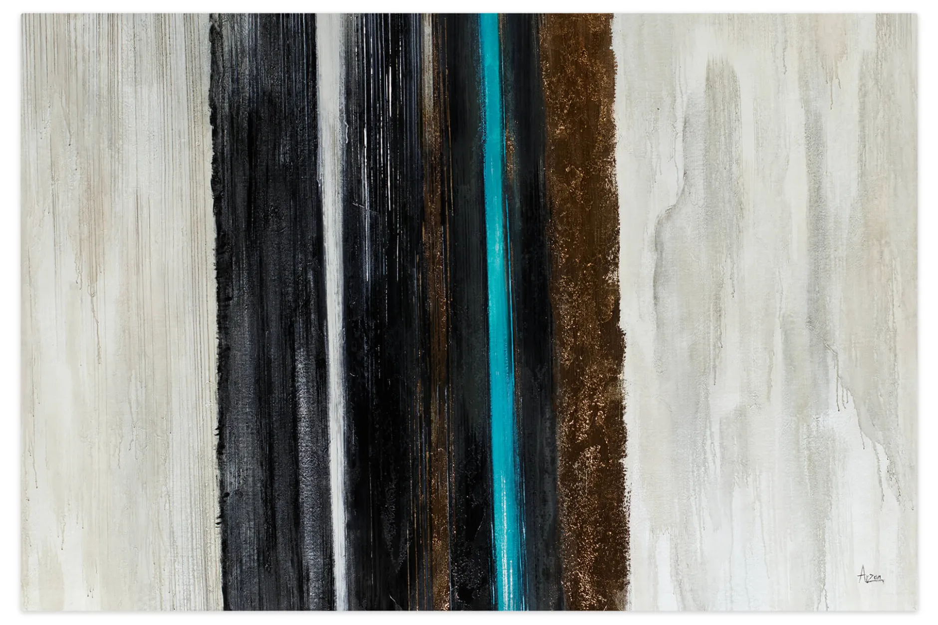 Öl Gemälde 'Transcendent Lustre' | Handgemaltes Unikat